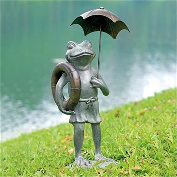 SPI Home 34880 Pool Partner Frog Garden Sculpture - 24.50 x 12.50 x 8.50 in.