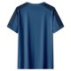 thumbnail image 3 of Ceisia Men's Slim Fit Short Sleeve Crew Neck Quick-Dry Athletic T-Shirt with Contrast Raglan Sleeves Dark Blue L Gifts, 3 of 8