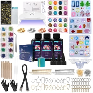 CandWuom UV Resin Jewelry Making Kit