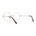 thumbnail image 2 of Classic Hippie Metal Rim Round Circle Lens Blue Light Flitering Computer Glasses Gold, 2 of 4