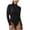Black, variant on Odeerbi Tummy Control Shapewear Bodysuit for Women Long Sleeved Solid Color Light Velvet 2025 Fashion Square Neck Tight Fitting Cutout Jumpsuit Coffee