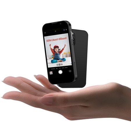 Mini Pocket Smartphone - 3G Unlocked, Android Phone, With 3.0 HD Screen, WiFi. Ideal Gift For Kids, Easy To Use, Mini Phone, Pink / Blue / Black. Presidents Day , Easter