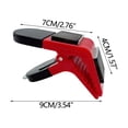 thumbnail image 4 of Xihbxyly Portapinceles Magnético y Abrelatas: Paquete de 4, Herramienta Multiusos para Bricolaje con Imán Potente, Clip Antiderrames para Latas de Pintura, Accesorio Rojo Ligero para Proyectos de Mej, 4 of 7
