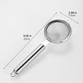 thumbnail image 2 of fuxzkrlz Stainless Steel Fine Mesh Strainer Colander with Anti-Slip Handle Kitchen Flour Sieve for Tea Juice Oil Strainer Baking Ingredient Sifter, 2 of 6