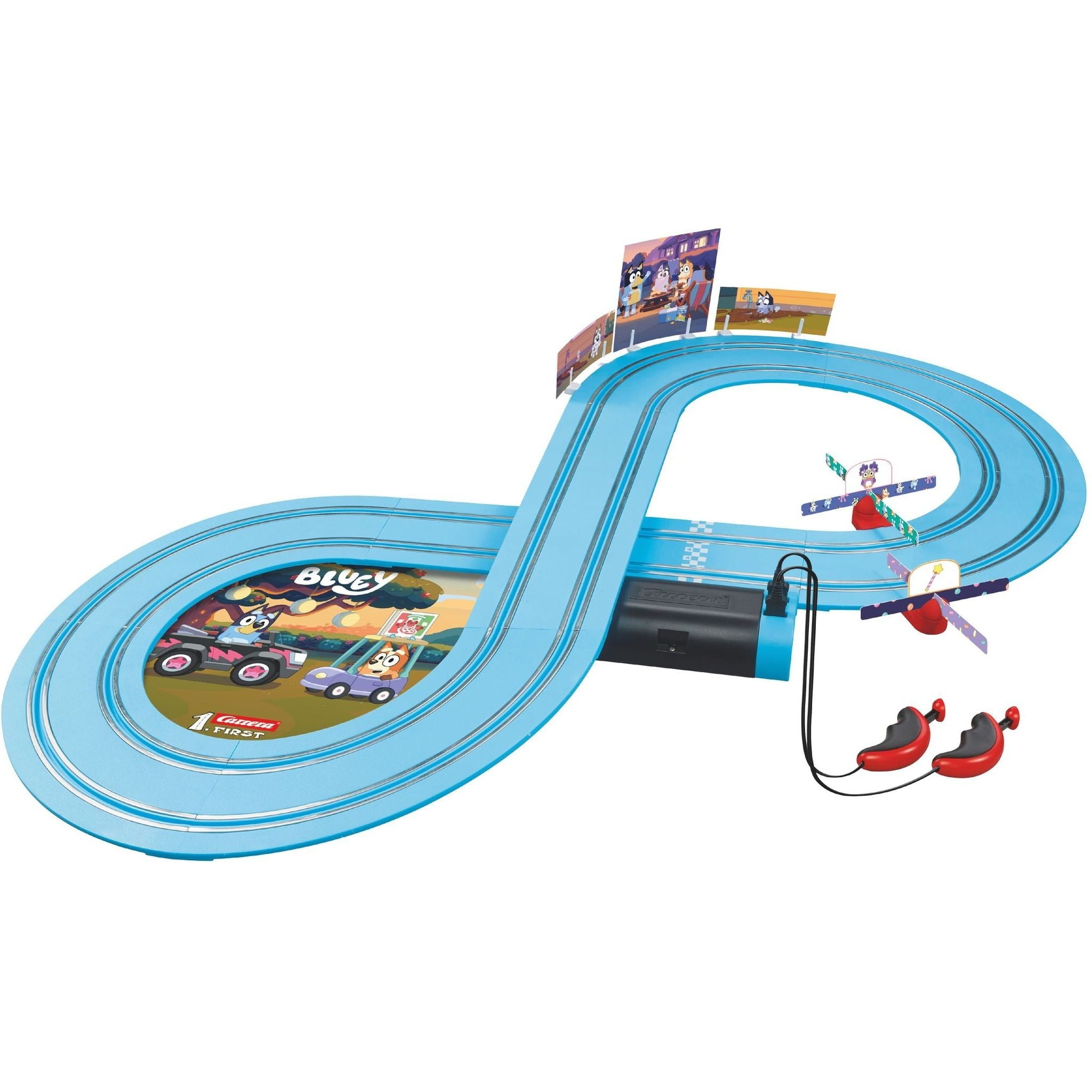 Carrera Bluey and Bingo Race Car Track Set