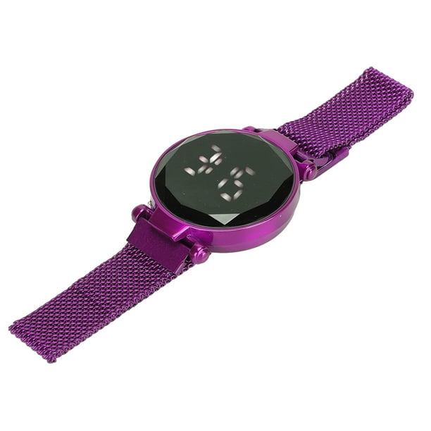 Digital Watch Ladies Wrist Watch Alloy Bracelet Ladies Watch Touch