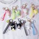 thumbnail image 2 of Lindo Anime Kuromi Melody Hello Kitty llavero Kawaii dibujos animados perro de orejas grandes Rana pudín perro pingüino mujer bolso colgante llavero, 2 of 4