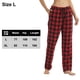 thumbnail image 2 of Pantalones de pijama para mujer Ropa de dormir Pijamas de cuadros escoceses de búfalo, 2 of 5