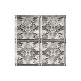 thumbnail image 2 of Fasade Easy Installation Traditional 1 Crosshatch Silver Glue Up Ceiling Tile/ Ceiling Panel (12" X 12" Sample), 2 of 3