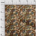 thumbnail image 2 of oneOone Viscose Chiffon Brown Fabric Abstract Sewing Craft Projects Fabric Prints By Yard 42 Inch Wide, 2 of 5