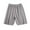 Grey, variant on zeranth Mid-rise Elastic Waistband Pajama Shorts Ribbed Colorfast Breathable Wide Leg Men Ice Silk Pajama Pants Homewear
