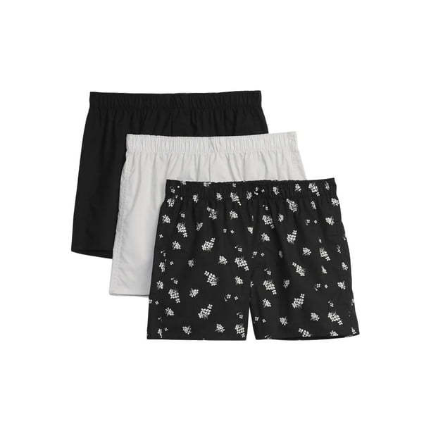 Boxers GAP Paquete de 3 para Hombre en Negro Verdadero, Talla S