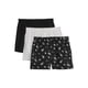 thumbnail image 1 of Boxers GAP Paquete de 3 para Hombre en Negro Verdadero, Talla S, 1 of 1
