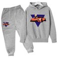 thumbnail image 3 of Abrigo para niños, ropa encantadora, mercancía A4, sudadera con capucha de marca, ropa deportiva, ropa para niñas y niños, pantalón superior, conjunto de moda informal de 2 a 13 años, 3 of 5