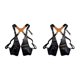 thumbnail image 4 of Yuarrent Bolso de hombro duradero para bolso, hebilla ajustable, billetera para el pecho y las axilas, bolso de pecho agradable para la piel, Negro 2Conjunto, 4 of 6