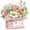 Pink, variant on PISONIC Flowers Bouquet Building Blocks Model Set, DIY Simulation Artificial Rose Bouquet Handheld Gift Box for Valentine's Day, Home Decor(Pink)