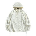 thumbnail image 2 of jjayotai Mens Coat Jacket Clearance Men's Sunscreen Suit Long Sleeved Hooded Casual Jacket, 2 of 6