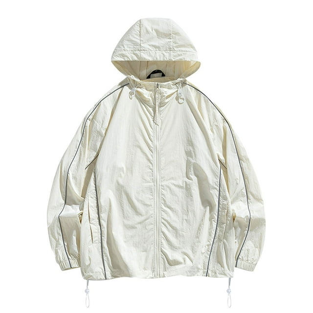 Costumes pour Hommes,Vestes pour Hommes,Veste Décontractée à Capuche à Manches Longues avec Protection Solaire pour Hommes,Veste pour Hommes,Vestes pour Hommes Mode