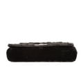 thumbnail image 6 of Pre-Owned Chanel Black Moscow Single Flap Shoulder Bag Velvet and Fur Canvas, 6 of 10