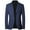 Blue, variant on Blazer Mens Jacket Mens Plaid Blazer Sports Coat Casual Slim Fit Checkered Blazer for Men Blue,XL