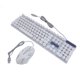 thumbnail image 1 of Teclado Mecánico Para Juegos Estilo Máquina De Escribir, Retroiluminado 1600DPI Retro Punk Round Keycaps, USB Typewriter Keyboard And Mouse Combo Para PC Laptop Gamer, 1 of 7