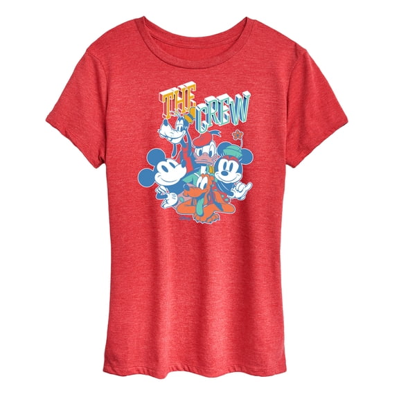 Disney - Mickey Mouse & The Crew - Women's Short Sleeve Graphic T-Shirt