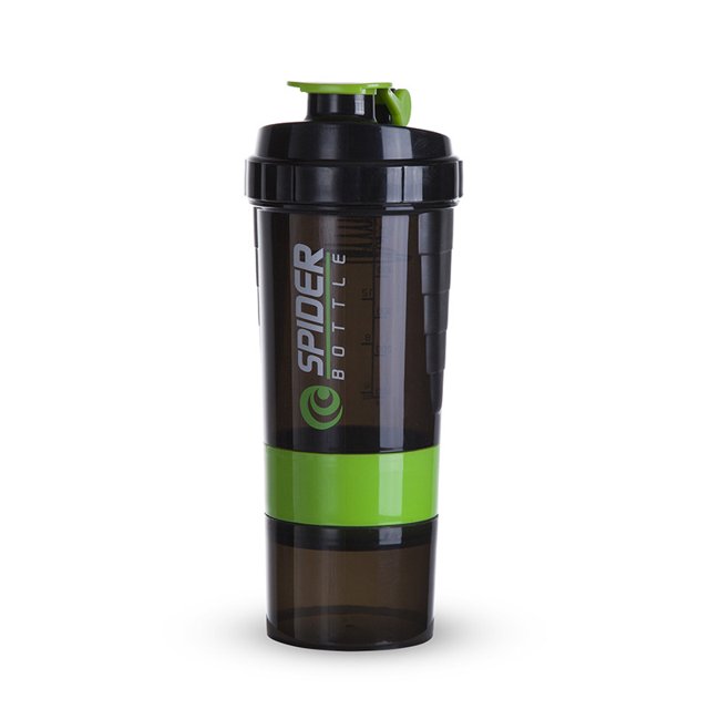 650ml 3 Layers Protein Powder Shake Cup Large Capacity Water Bottle Plastic Mixing Cups sport Body-Building Exercise Drinkware