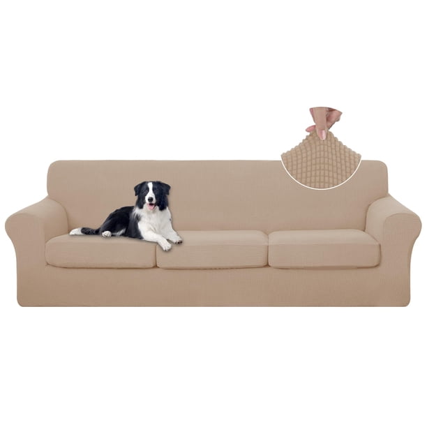 Funda para sofá U-NICE HOME elástica y lavable para sofá de 3 cojines