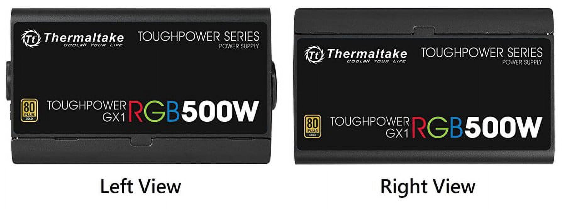 Thermaltake Toughpower GX1 80Plus Gold RGB Power Supply - 500W