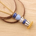 thumbnail image 2 of Yesbay Women Fashion Hand Painted Enamel Teacup Pendant Necklace Long Chain Jewelry,Necklace, 2 of 7