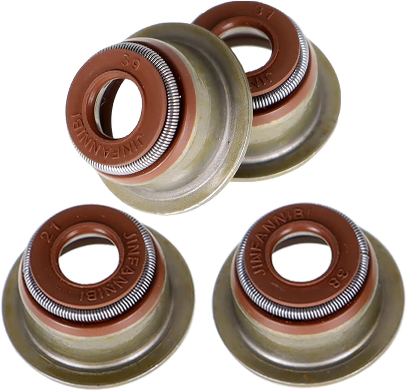 LABLT 4x Valve Stem Seal For EZGO 295cc 350cc 4 cycle Gas Golf Cart