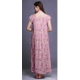 thumbnail image 2 of Bimba Vêtements de Nuit pour Femmes Nuisette Imprimée en Rayonne Longue Robe Maxi Vêtements de Nuit, 2 of 4
