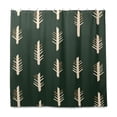 thumbnail image 2 of Yayeee Shower Curtain with Hooks 72"x72" Waterproof Fabric Bathroom Hanging Decor, Beige Plants, 2 of 5