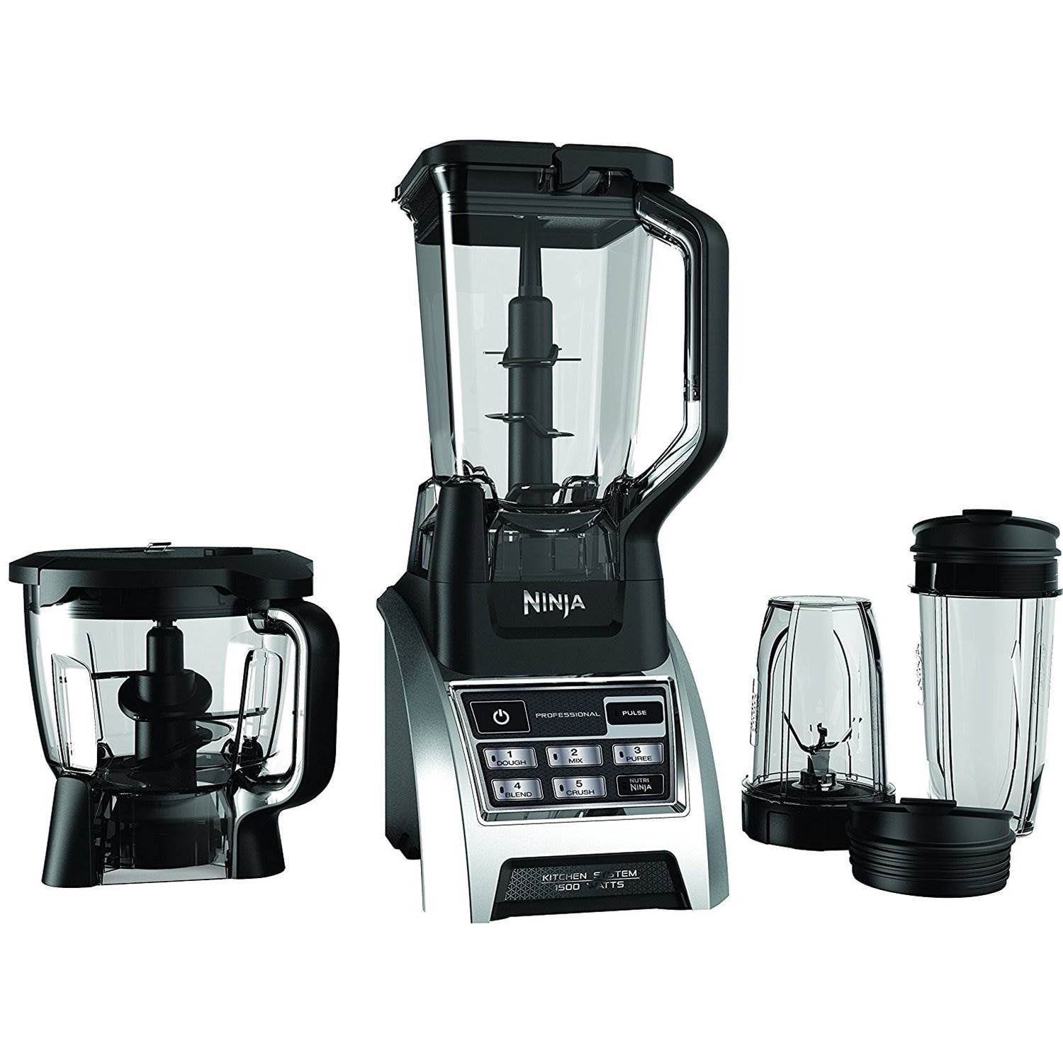 Ninja 1500W 72 Ounce Professional Kitchen Blender \u0026 101 Drink Recipe  Booklet - Walmart.com