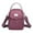 Pink, variant on SUSHANG Ladies Canvas Bag New Atmosphere Mom Bag Crossbody Cloth Multi Compartment Shoulder Bag