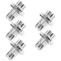 CIMAXIC 5Pcs Trendy Silver Plastic Tire Lug Nuts for Automobile Wheel Nut and Safety Enhancement