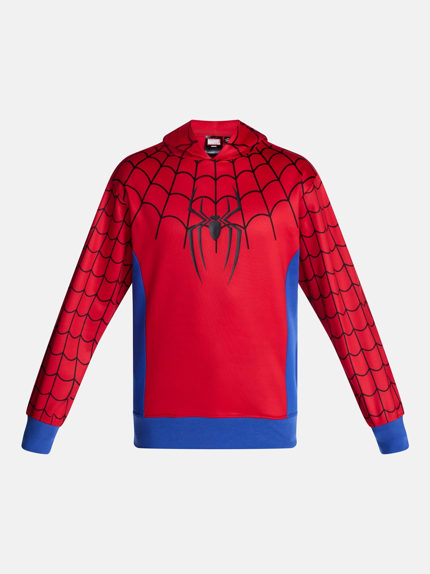 Marvel Spider-Man Men's Cosplay Hoodie Sweatshirt Halloween, Sizes XS-3XL