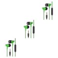 thumbnail image 4 of Wisewang Phone Music Wired In-ear Headphone Wire Control Cellphone 3.5mm Plug Earbuds 70cm 3Set, 4 of 6