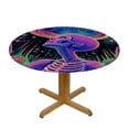 thumbnail image 3 of Sheronv Psychedelic Art Alex Grey Hologram Round Table Cover Stain Resistant Washable Indoor Outdoor Tablecloth Kitchen Dining Wedding Parties 100% Polyester 38"-42, 3 of 8
