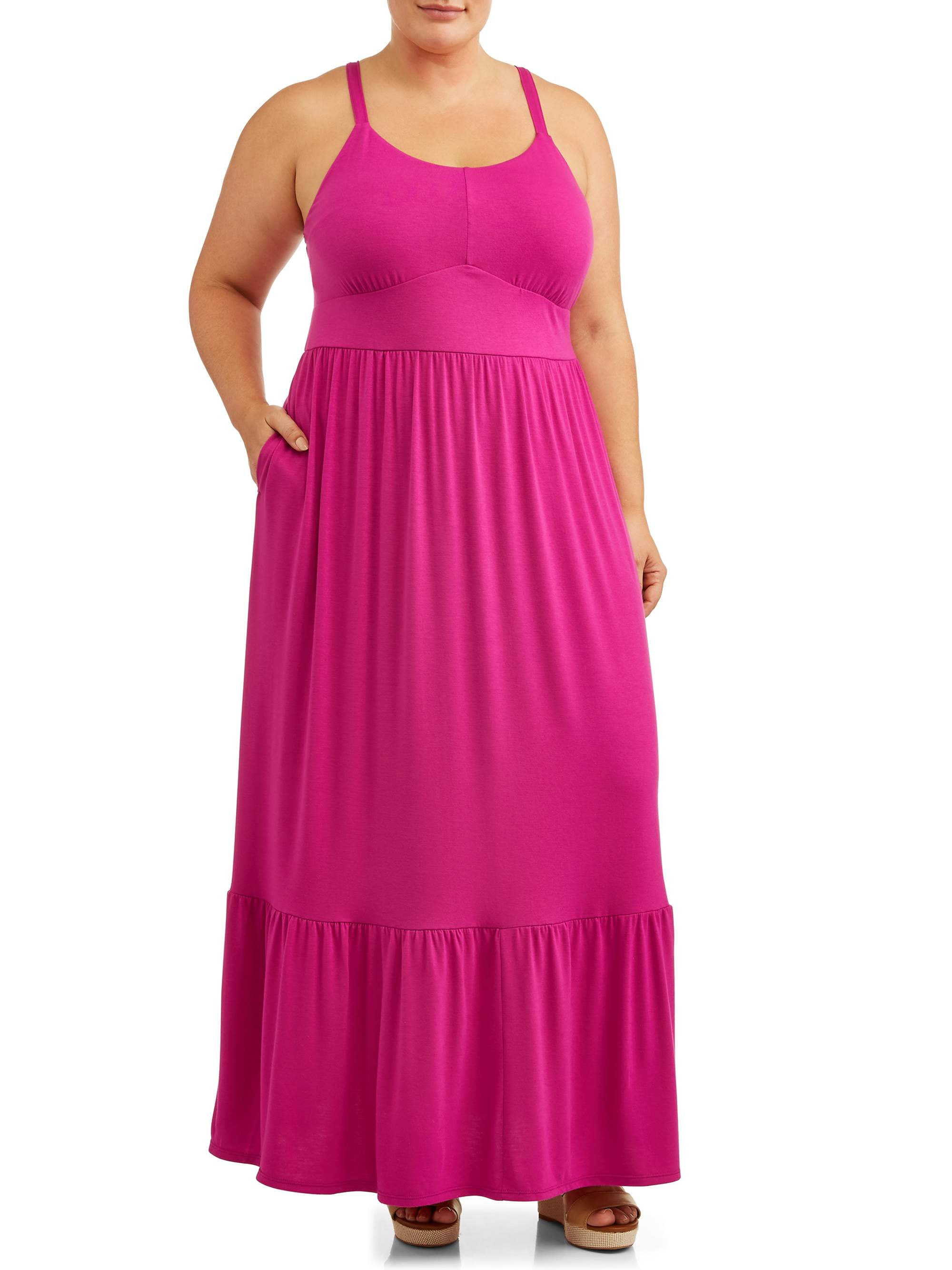 walmart plus maxi dress