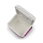 Igloo 16 QT Laguna Hard Side Ice Chest Cooler with Wheels, Pink