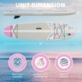 thumbnail image 2 of MSEASFREE Inflatable Paddle Board Stand up Paddle Board with Premium SUP Accessories, 2 of 11