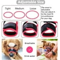 thumbnail image 5 of Minzimin Dog Muzzle Anti Biting Barking and Chewing with Comfortable Mesh Soft Fabric and Adjustable Strap, Suitable for Small, Medium and Large Dogs, 5 of 8