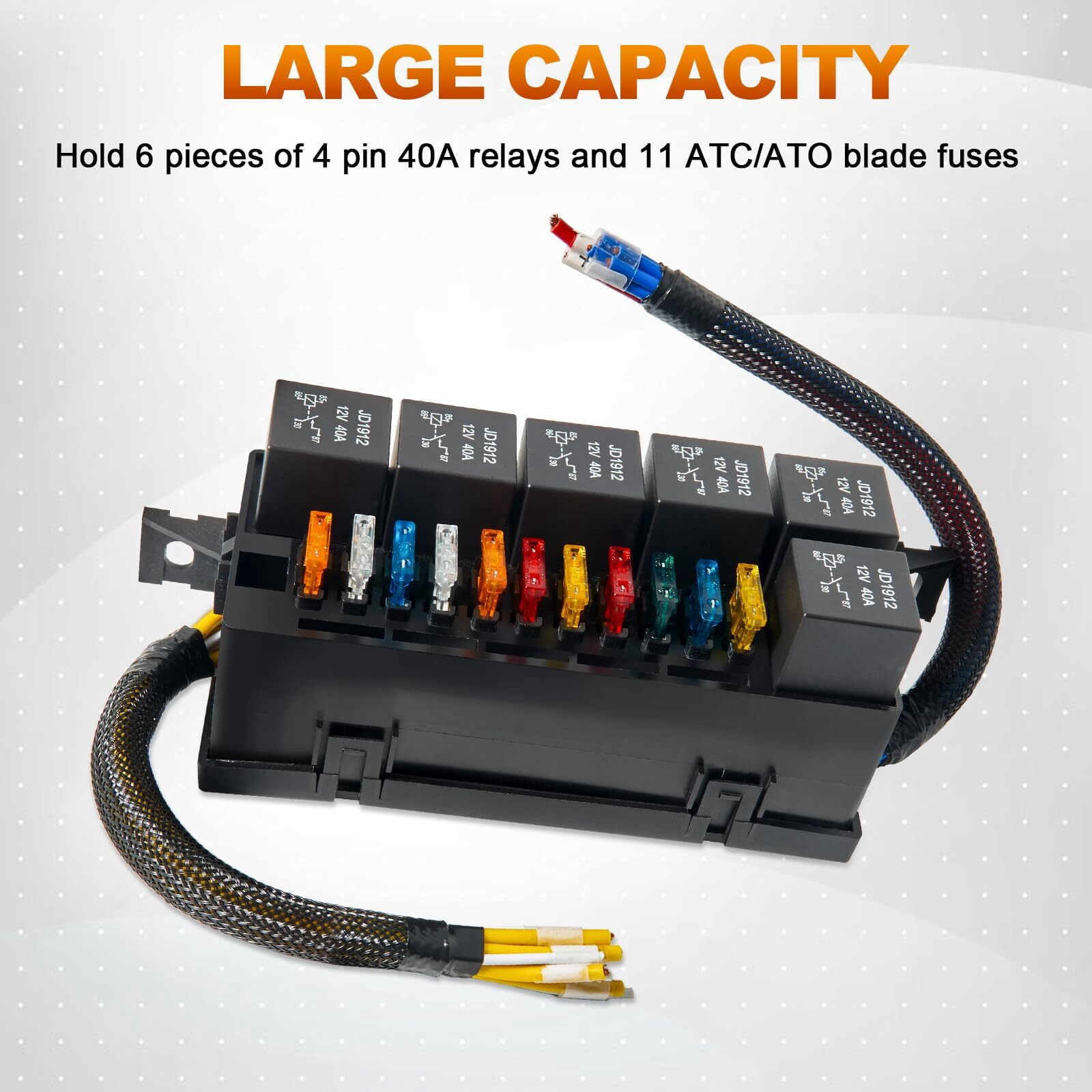 Waterproof Relay Box 12V Automotive Fuse & Relay Box - Waterproof 11 ...