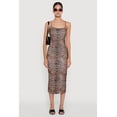 thumbnail image 2 of Womens Trendy Square Neck Leopard Print Cami Dress, 2 of 4