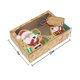 thumbnail image 2 of Cajas de Regalo de galletas de Navidad de 3 piezas, Cajas de Regalo de panadería, caja de papel Kraft de nuevo estilo europeo con etiqueta, caja de dulces de Navidad grande, 2 of 3