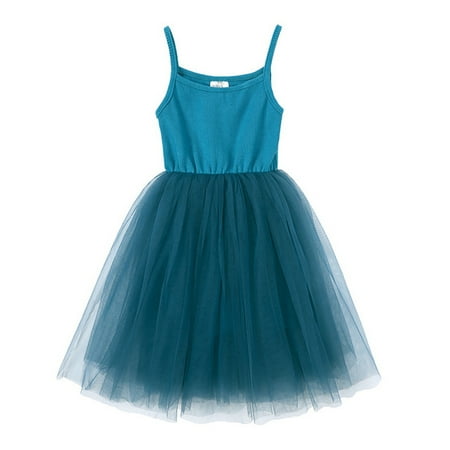 

Baby Girls Toddler Tutu Dress Sleeveless Princess Dresses Toddler Party Tulle Sundress