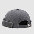 thumbnail image 1 of Sombrero de piso retro, sombrero de melón lavado para hombres, sombrero de hip hop de marca de moda urbana de verano para mujeres, sombrero para exteriores que combina con todo, 1 of 6