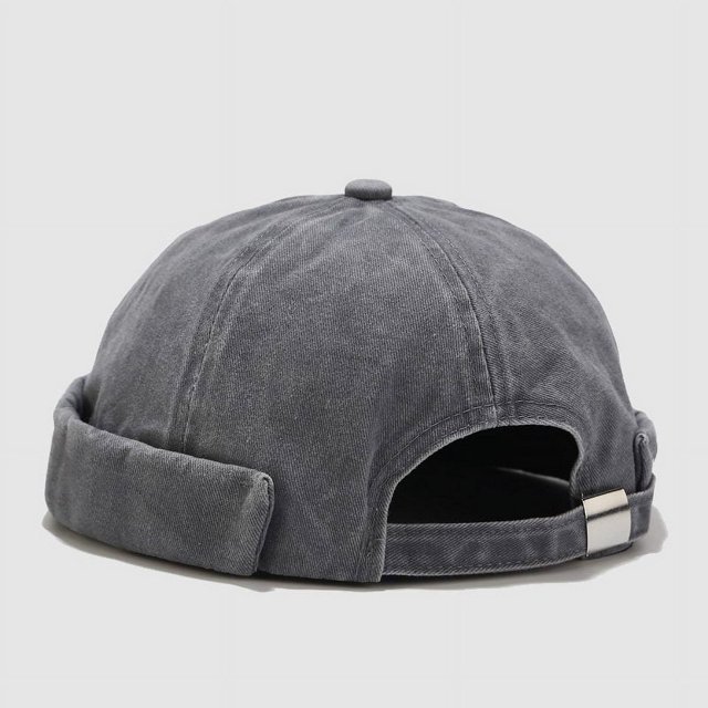 Sombrero de piso retro, sombrero de melón lavado para hombres, sombrero de hip hop de marca de moda urbana de verano para mujeres, sombrero para exteriores que combina con todo