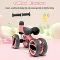 thumbnail image 6 of Infans Baby Balance Bike Toddler Riding Toys  w/ 4 Wheels Pink, 6 of 7